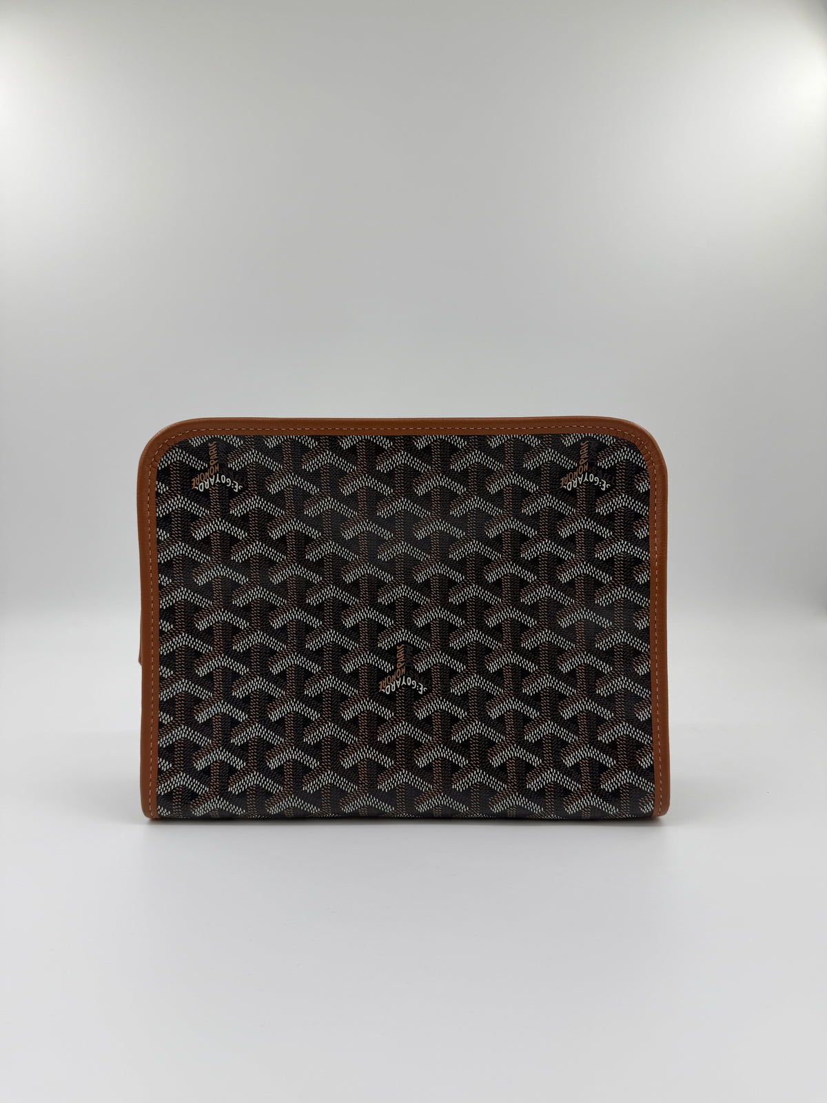GOYARD JOUVENCE TOILETRY POUCH - BROWN/BLACK