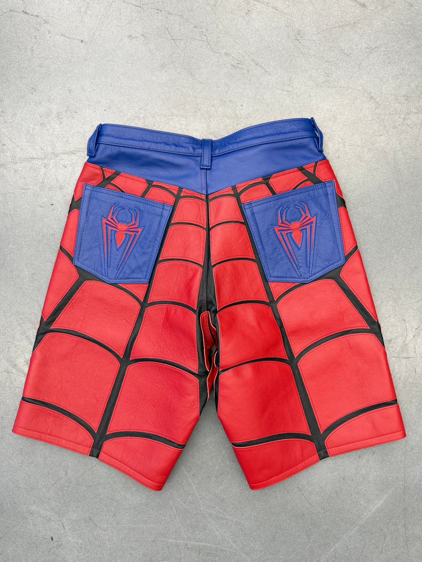 SS26 SUPREME VANSON LEATHERS SPIDER-MAN SHORTS