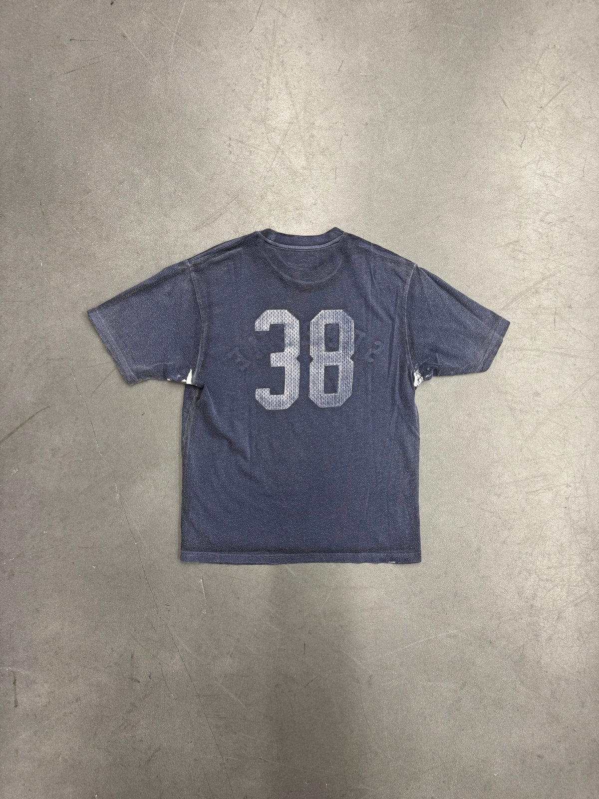 FW25 SUPREME OVERPRINT SS TOP - NAVY