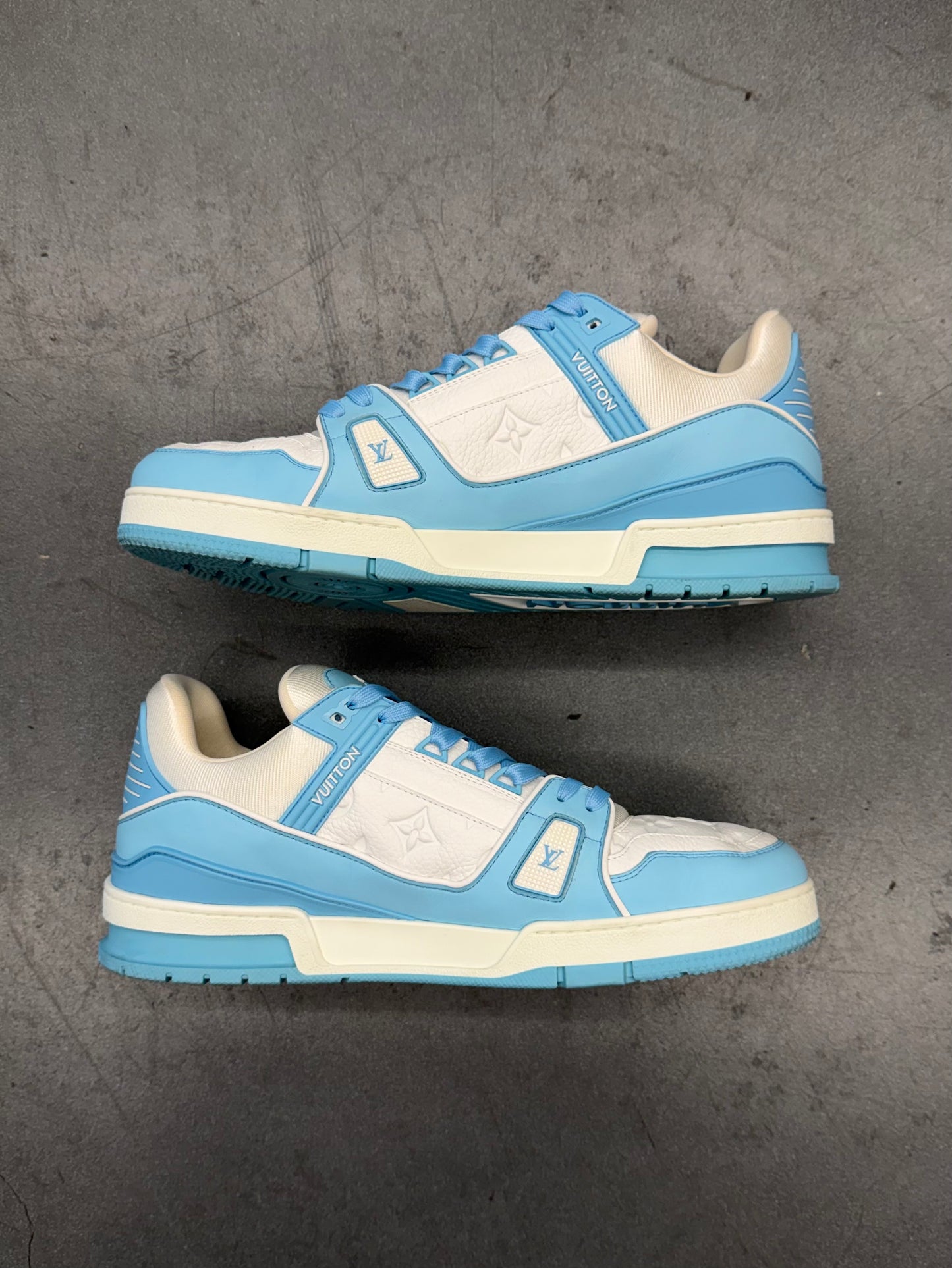 LOUIS VUITTON LV TRAINER SNEAKER - SKY BLUE