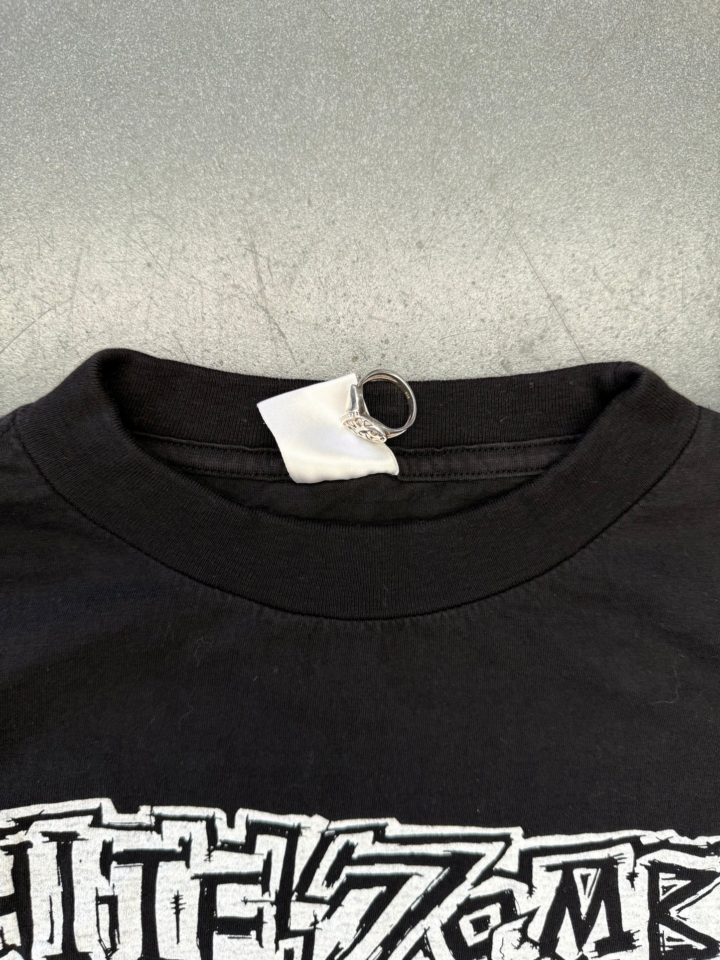 90'S WHITE ZOMBIE "LETS JUST KILL EVERYBODY! DIE FUCKER DIE" EURO TEE (EURO TAG)