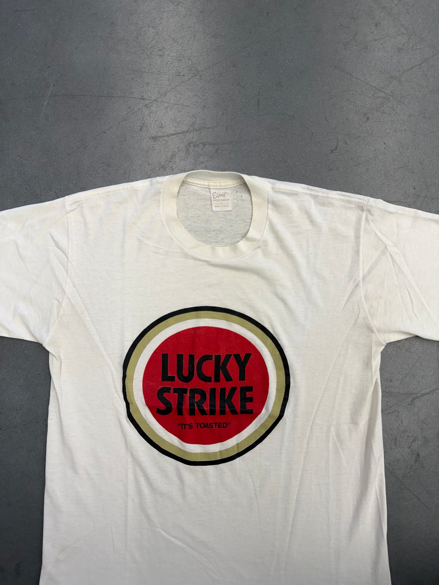 80'S LUCKY STRIKE "IT'S TOASTED" TEE (EBERT TAG)