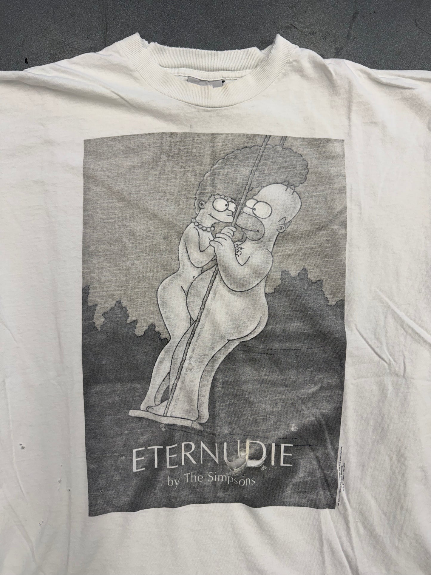 1995 SIMPSONS ETERNUDIE TEE (STANLEY DESANTIS TAG)