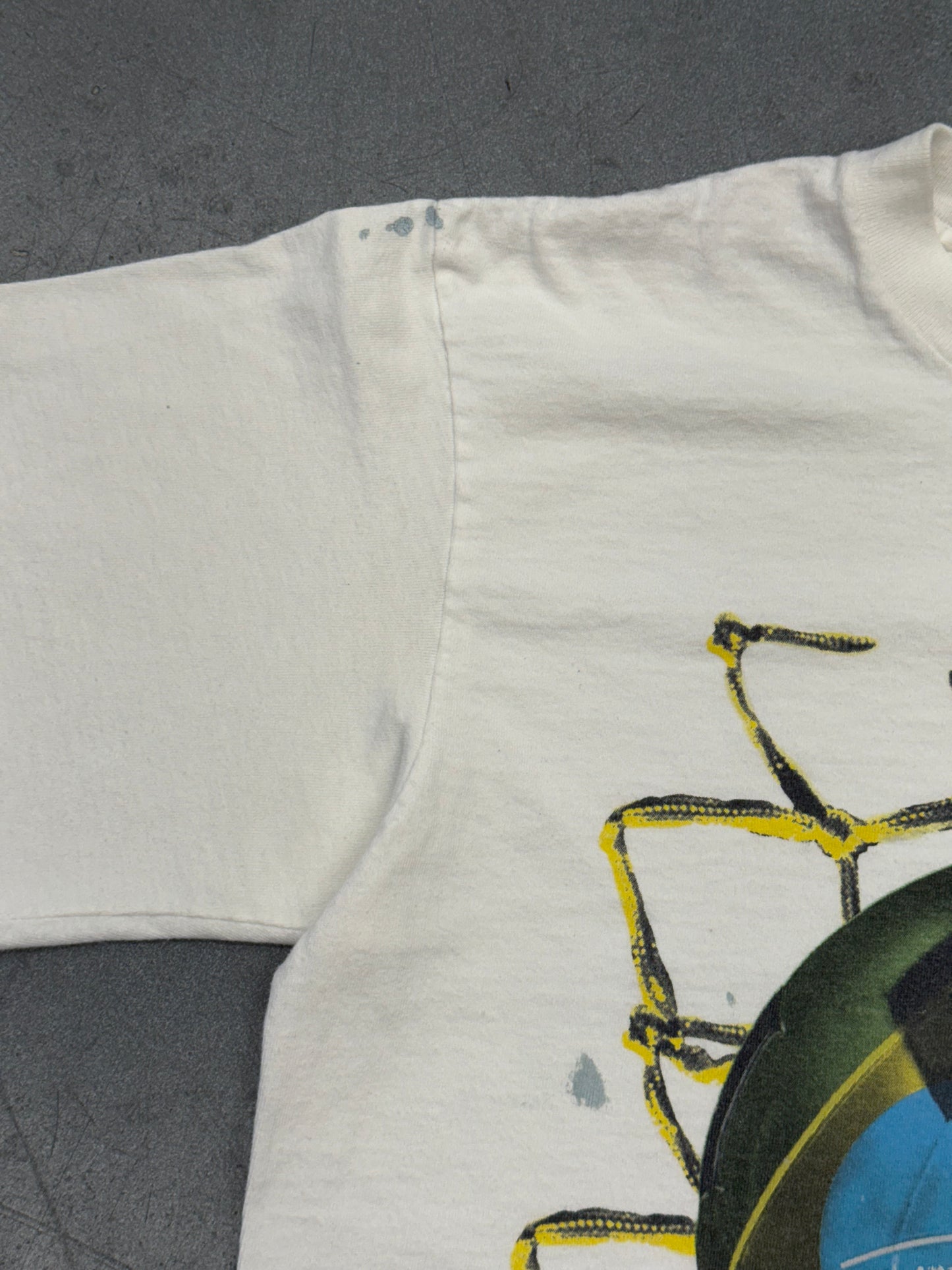1999 FRANCE WORLD CUP BRAZIL SOCCER BALL TEE (OFFICIAL TAG)