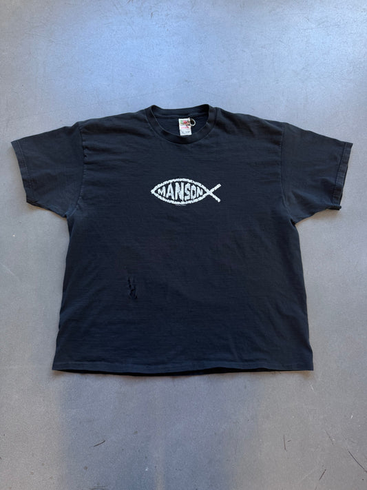 1997 MARILYN MANSON FISH TEE (FOTL TAG)