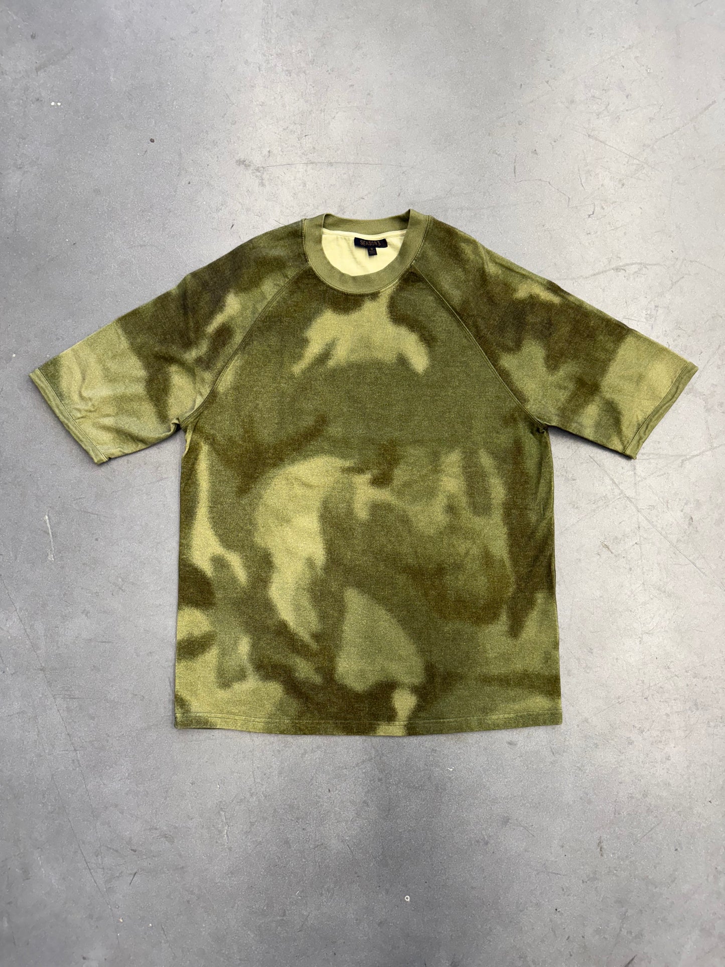 YEEZY SEASON 3 RAGLAN KNIT CAMO TEE - CAMO (S)