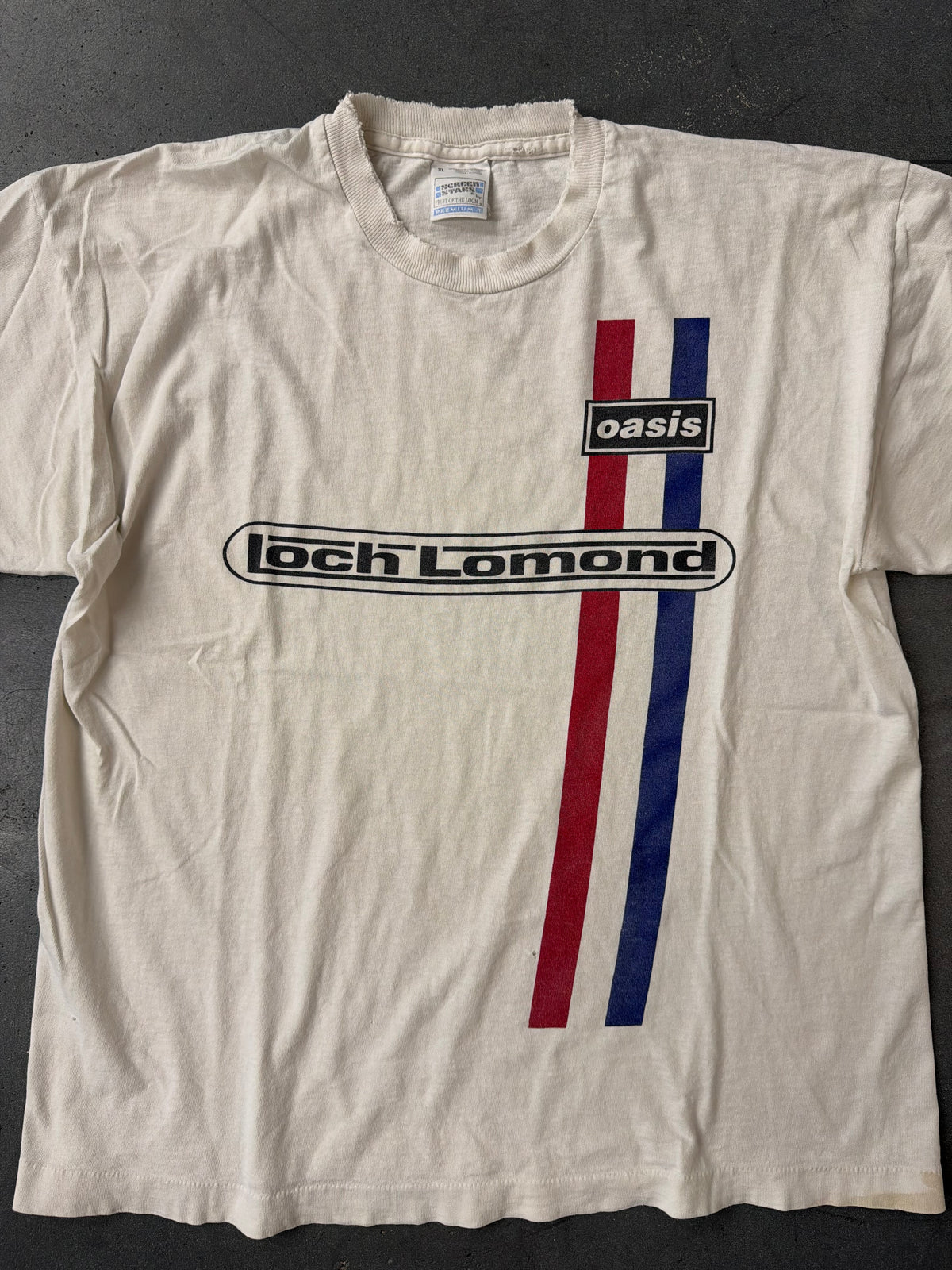 1996 OASIS LOCH LOMOND TEE (SCREEN STARS BY FRUIT OF THE LOOM TAG)