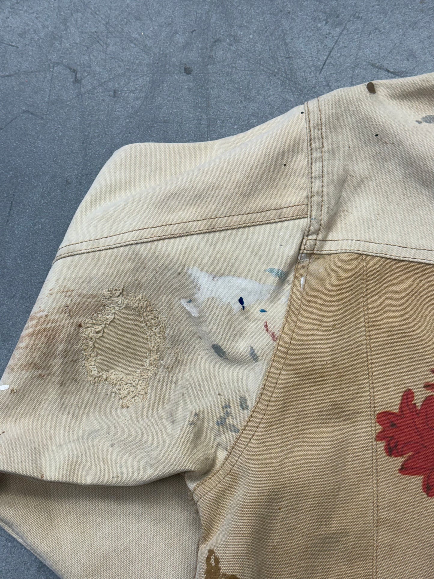 BETTER WITH AGE HARRISON RECONSTRUCTED TRUCKER JACKET