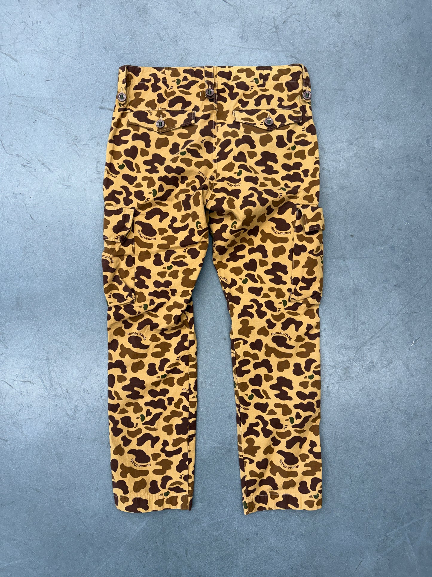 HUMAN MADE CARGO DUCK CAMO PANTS