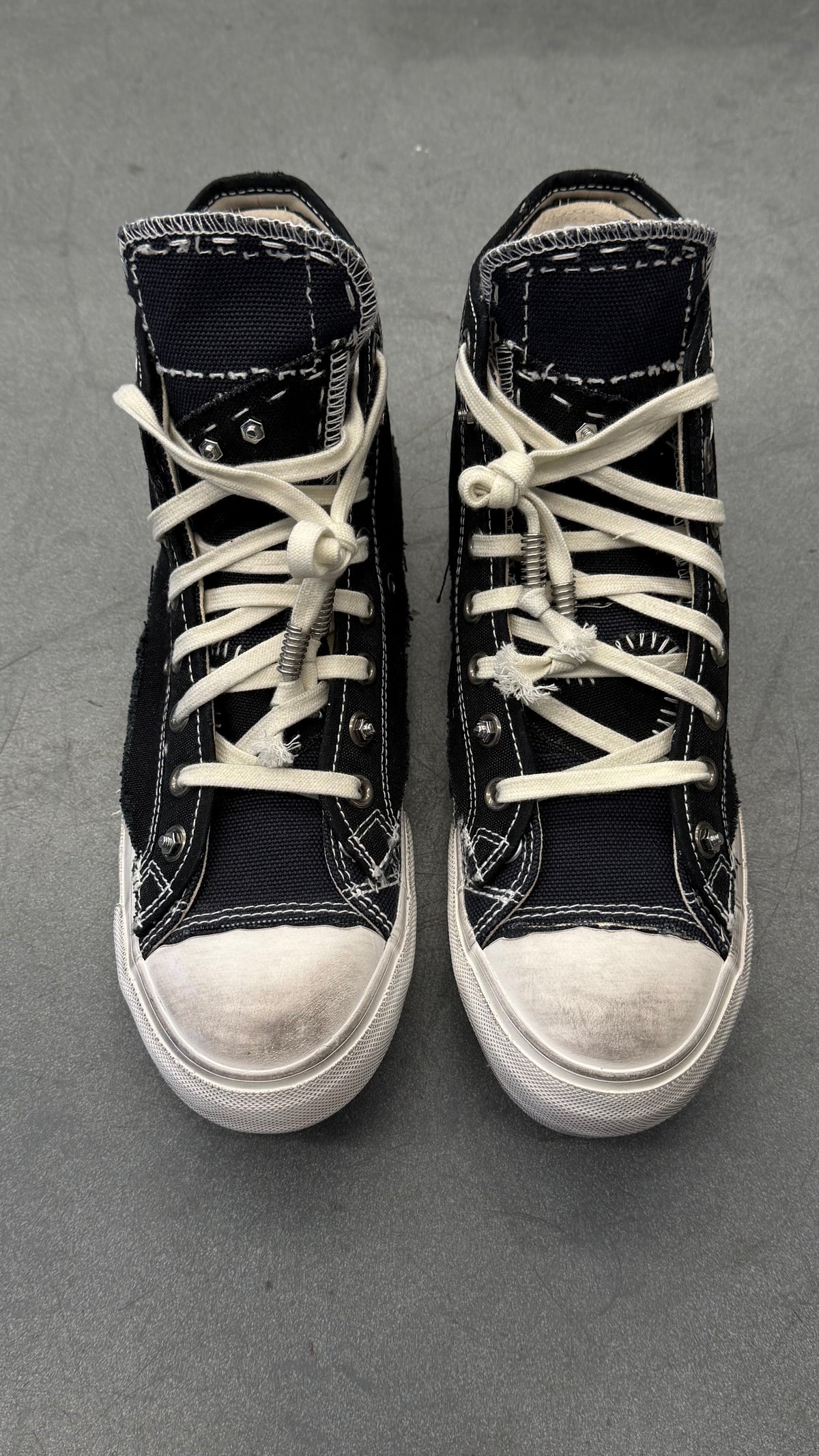 MAISON MARGIELA LOVE TO DEATH SNEAKERS BLUE/BLACK