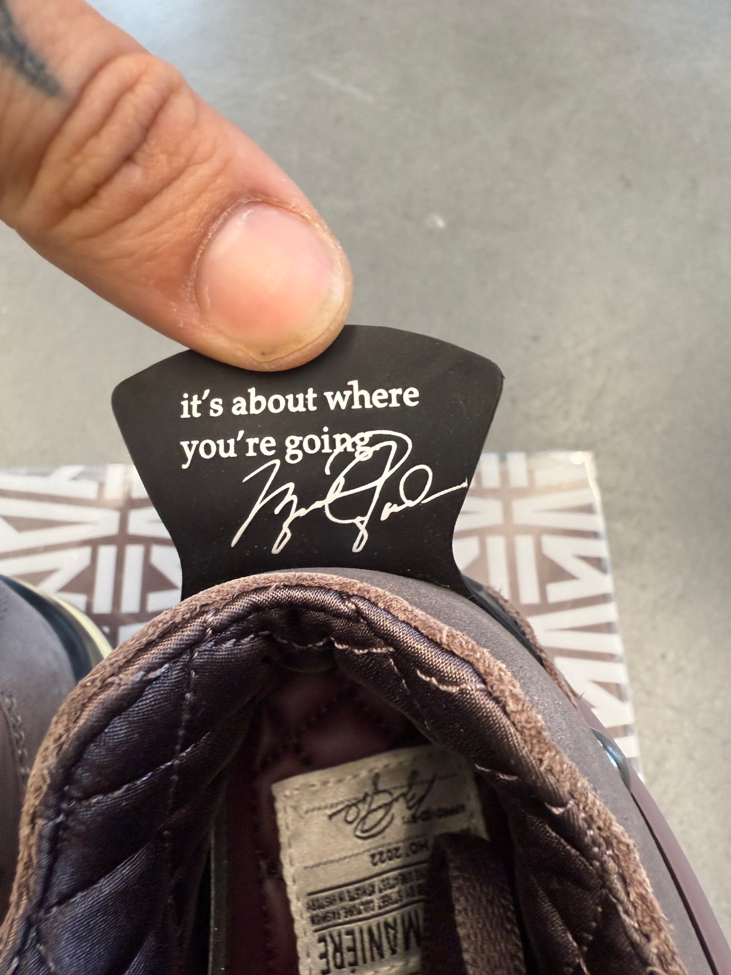 2022 SIZE 5.5 JORDAN 4 RETRO SP A MA MANIERE VIOLET ORE (PRE-OWNED WITH BOX)