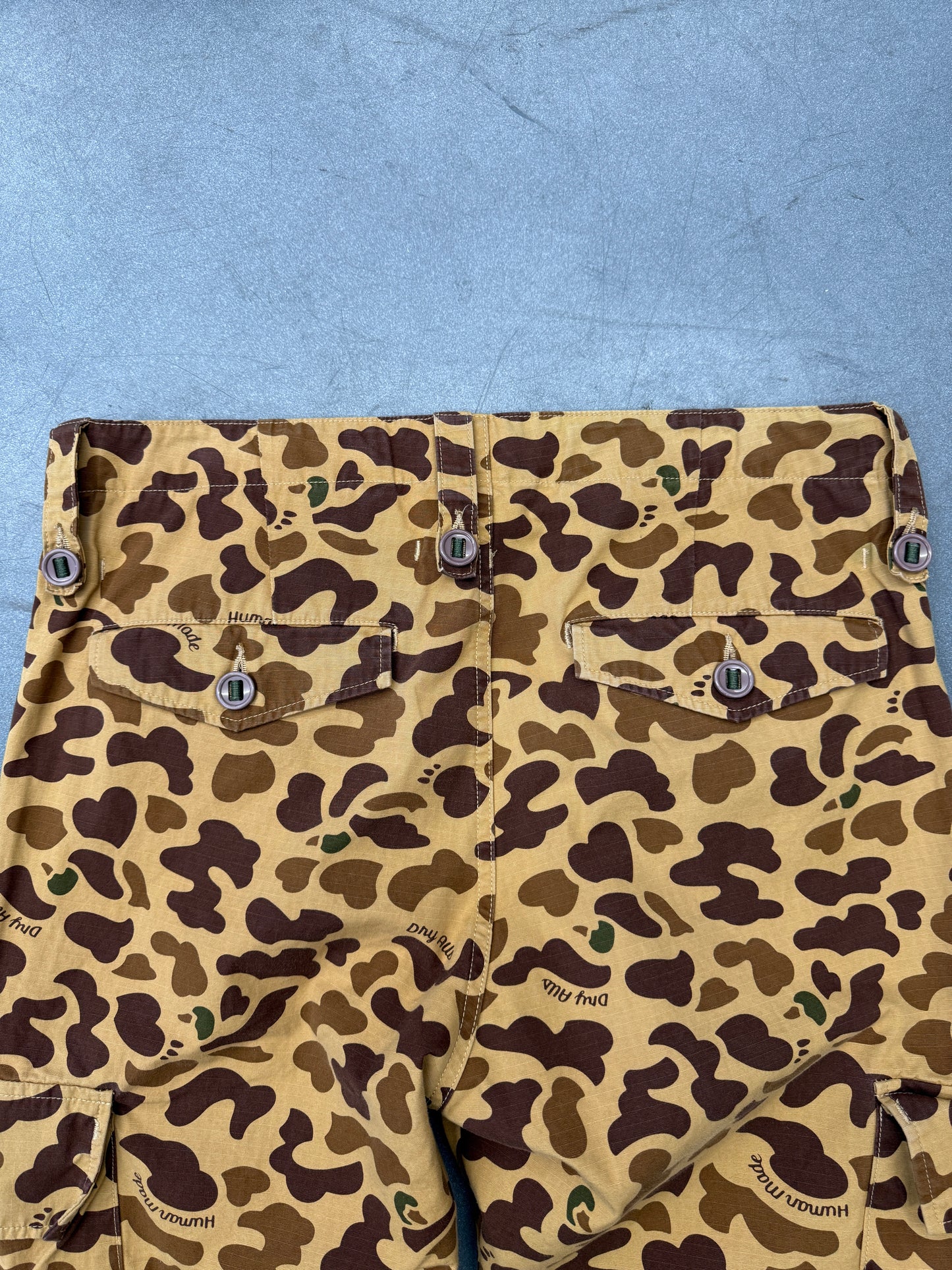 HUMAN MADE CARGO DUCK CAMO PANTS