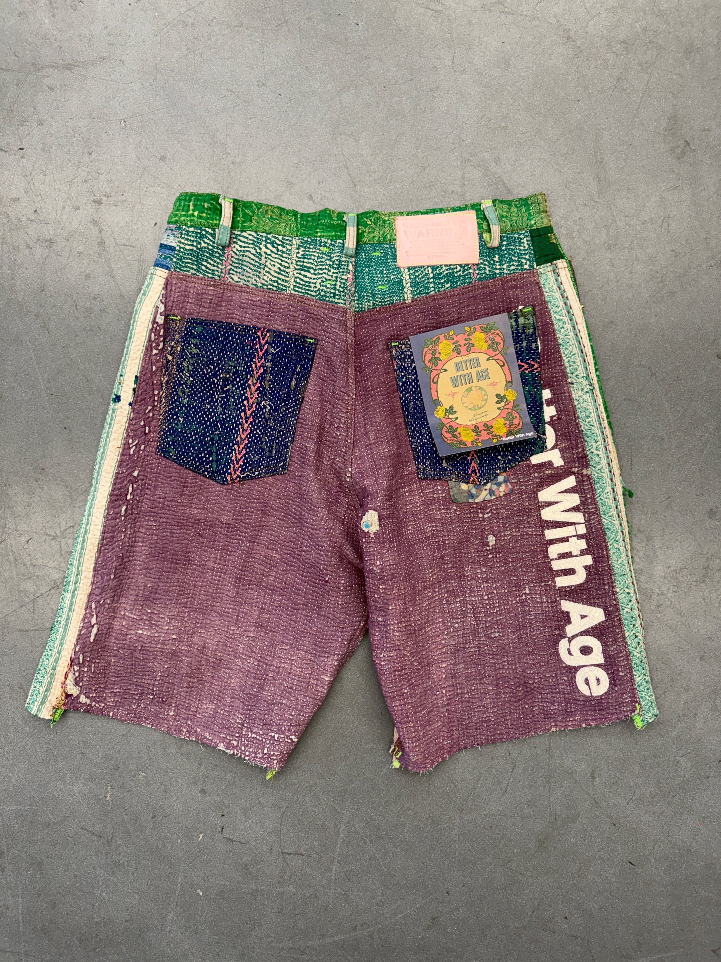 BETTER WITH AGE ISAAC HAND-QUILTED SHORT