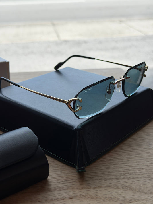 CARTIER PICCADILLY RIMLESS SUNGLASSES CT0468S (NEW WITH BOX)
