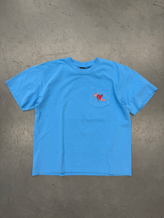 MATTY BOY ANTI PROMO POCKET TEE - LIGHT BLUE