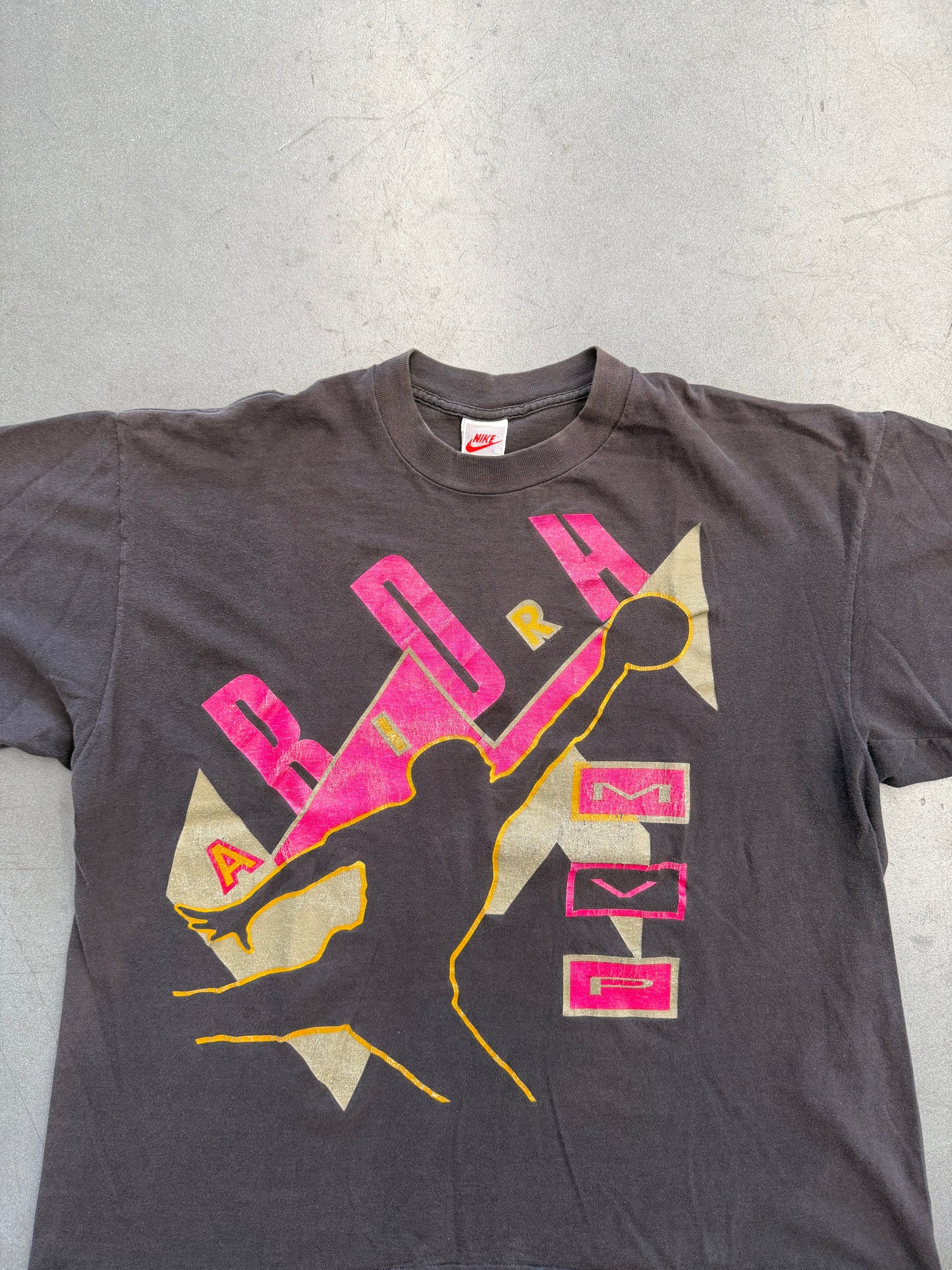 90'S NIKE JORDAN MVP CHICAGO BULLS NBA TEE (RED/GREY NIKE TAG)