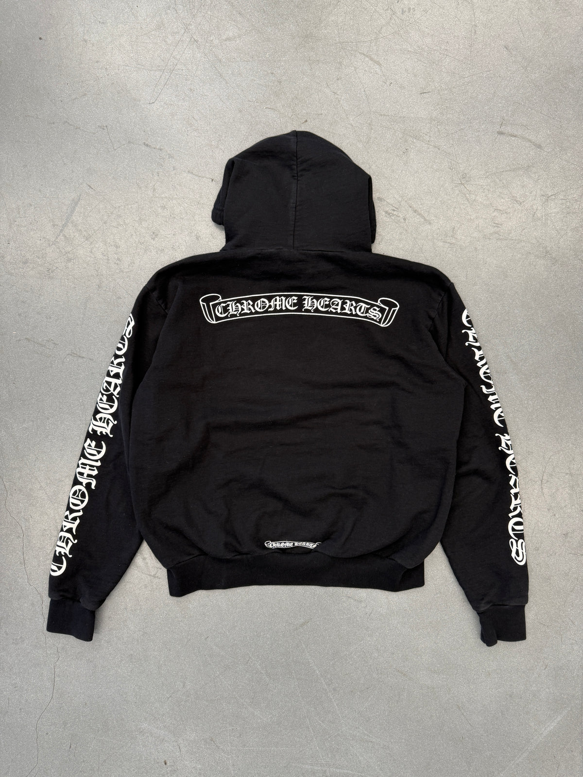 CHROME HEARTS SCROLL PULLOVER HOODIE