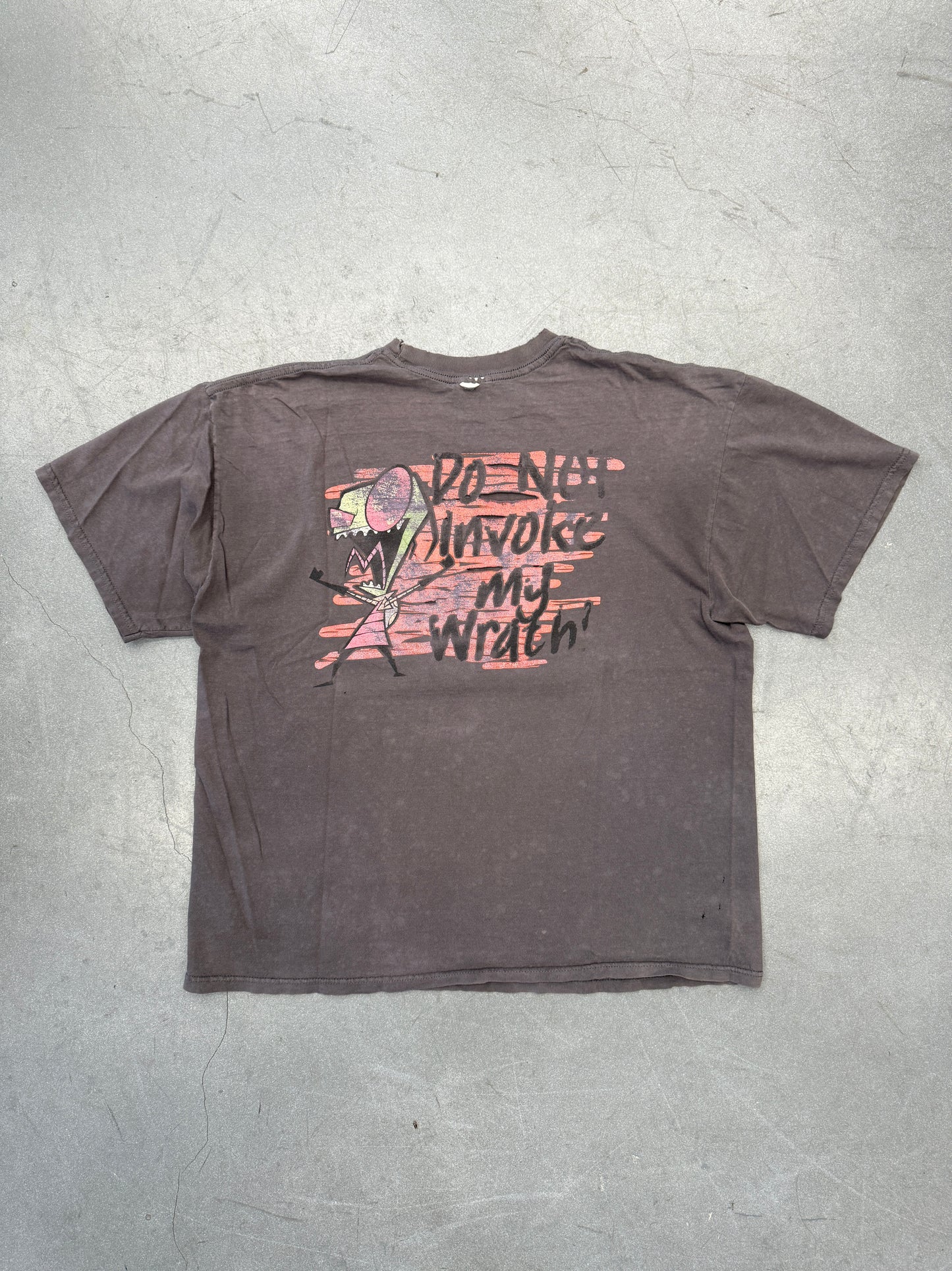 2000S INVADER ZIM WRATH DISTRESSED TEE (M&O TAG)