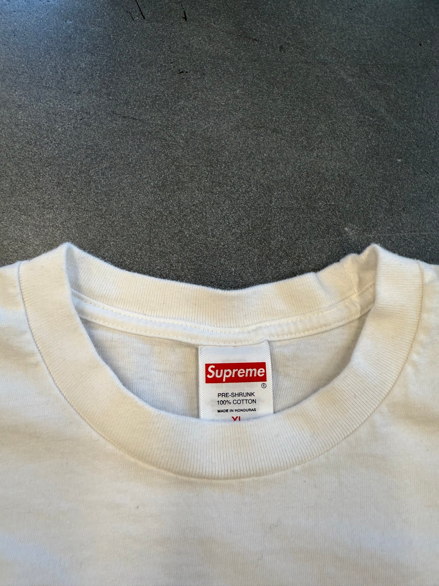 FW25 SUPREME PLAYBOI CARTI PHOTO TEE - WHITE (XL) (PRE-OWNED)