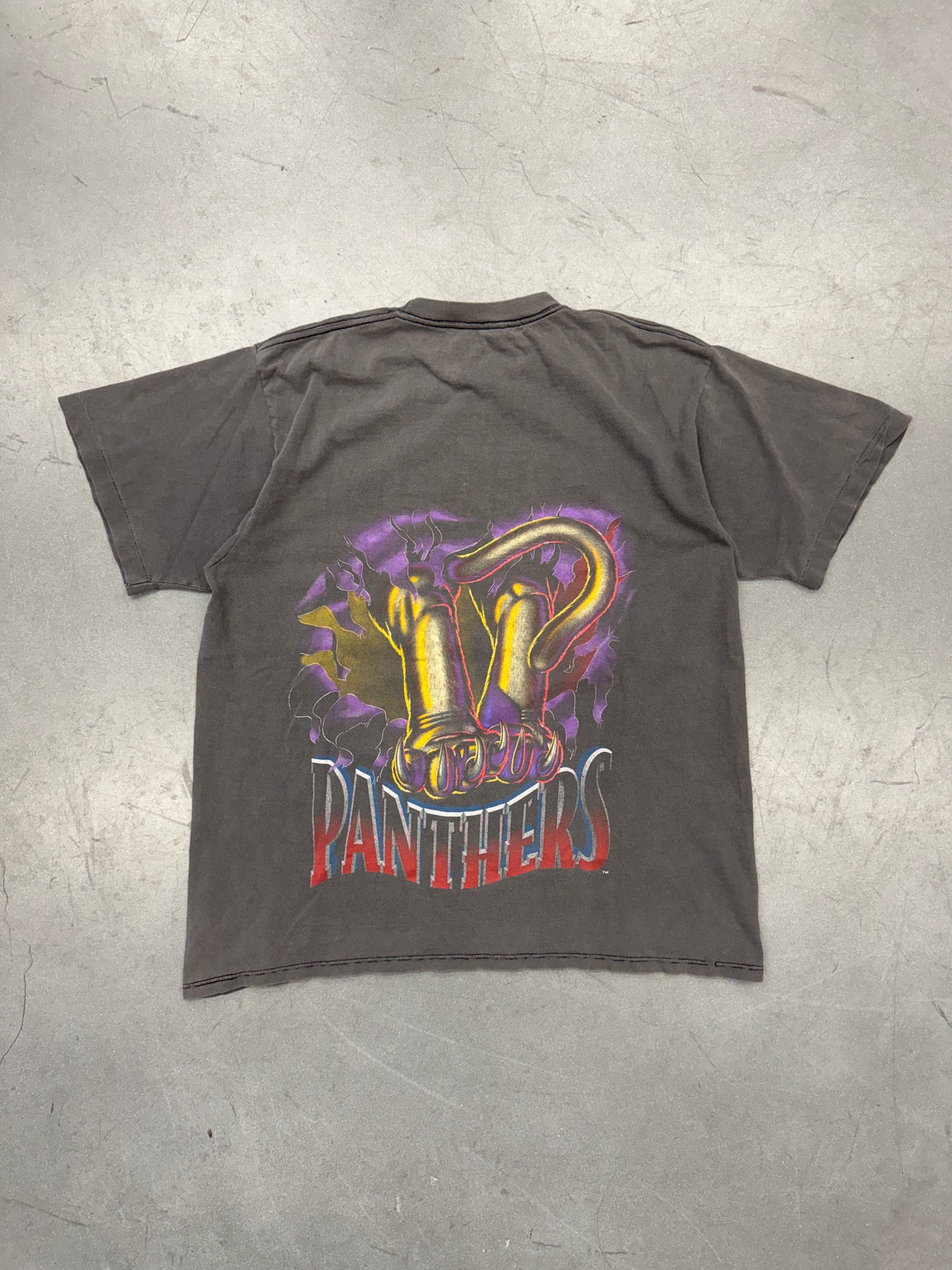 90'S FLORIDA PANTHERS BREAKTHROUGH NUTMEG TEE (PULLED TAG)