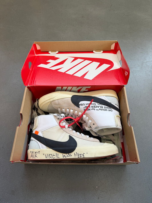 2017 NIKE OFF-WHITE THE 10: NIKE BLAZER MID (SIGNED BY VIRGIL ABLOH)