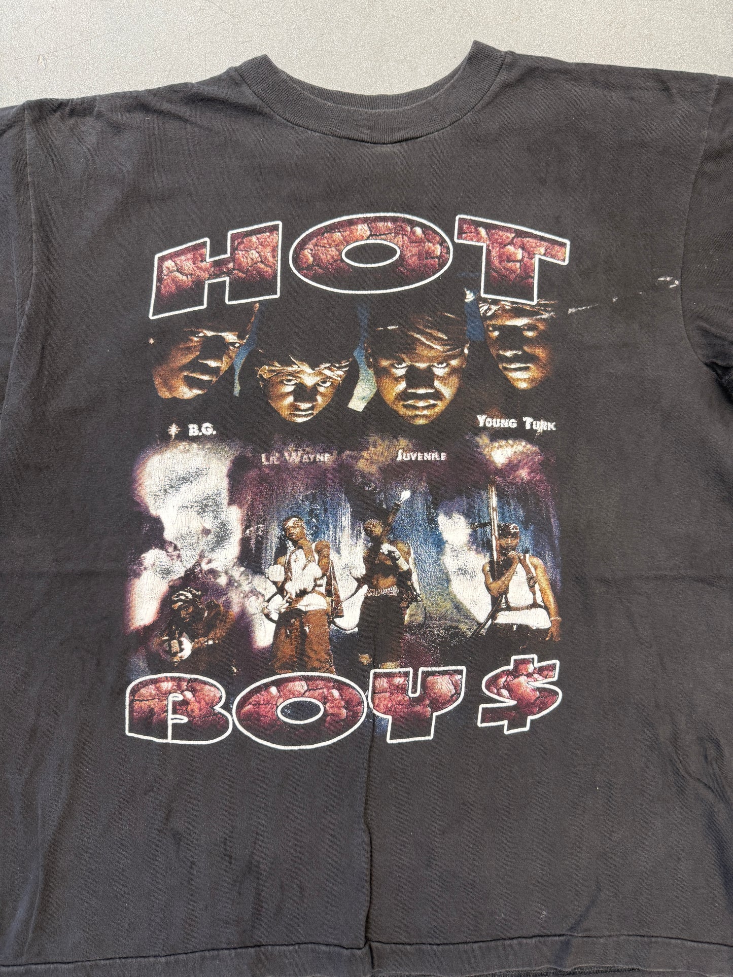90'S HOT BOYS GUERILLA WARFARE RAP TEE (PULLED TAG)