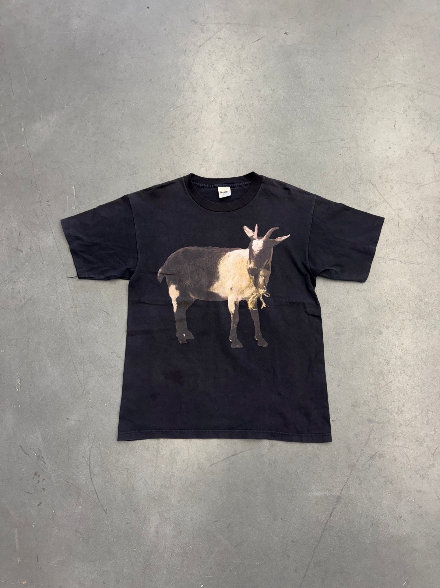 1996 ADAM SANDLER 'WHAT THE HELL HAPPENED TO ME?' SUMMER TOUR GOAT TEE (MURINA TAG)