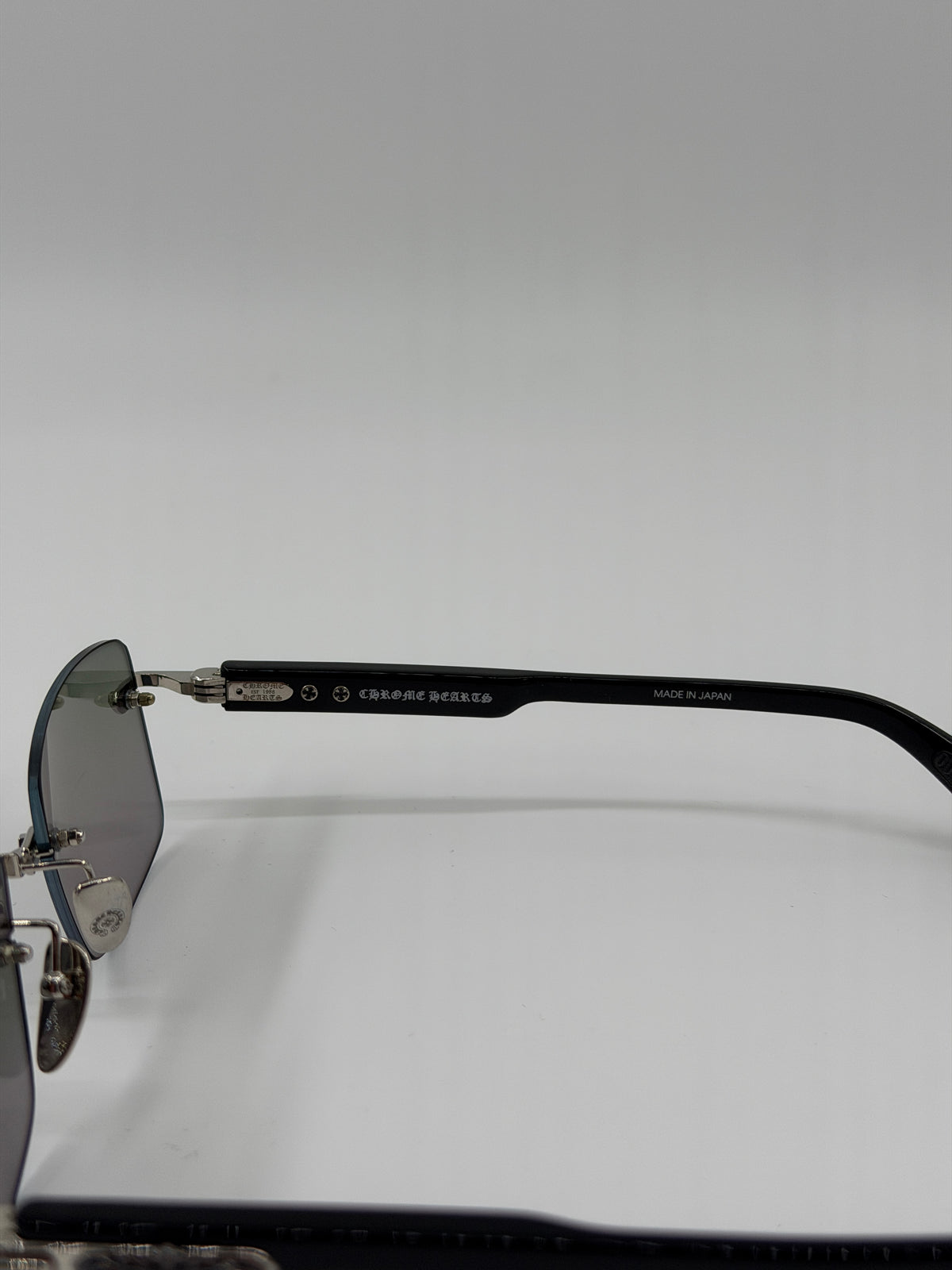 CHROME HEARTS 'DEEP II' FRAMELESS SUNGLASSES