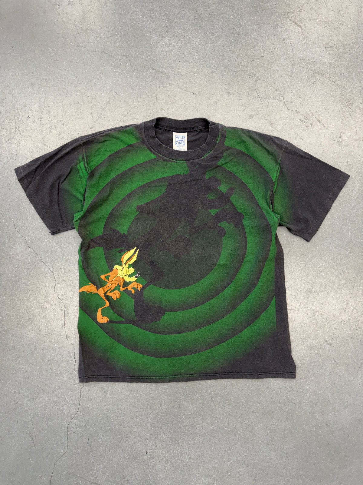 90'S WILE E. COYOTE SHADOW TEE (WILD OATS TAG)