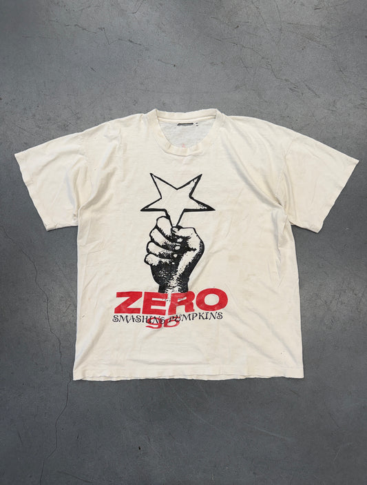 1996 SMASHING PUMPKINS ZERO PARKING LOT BOOTLEG TEE (PULLED TAG)
