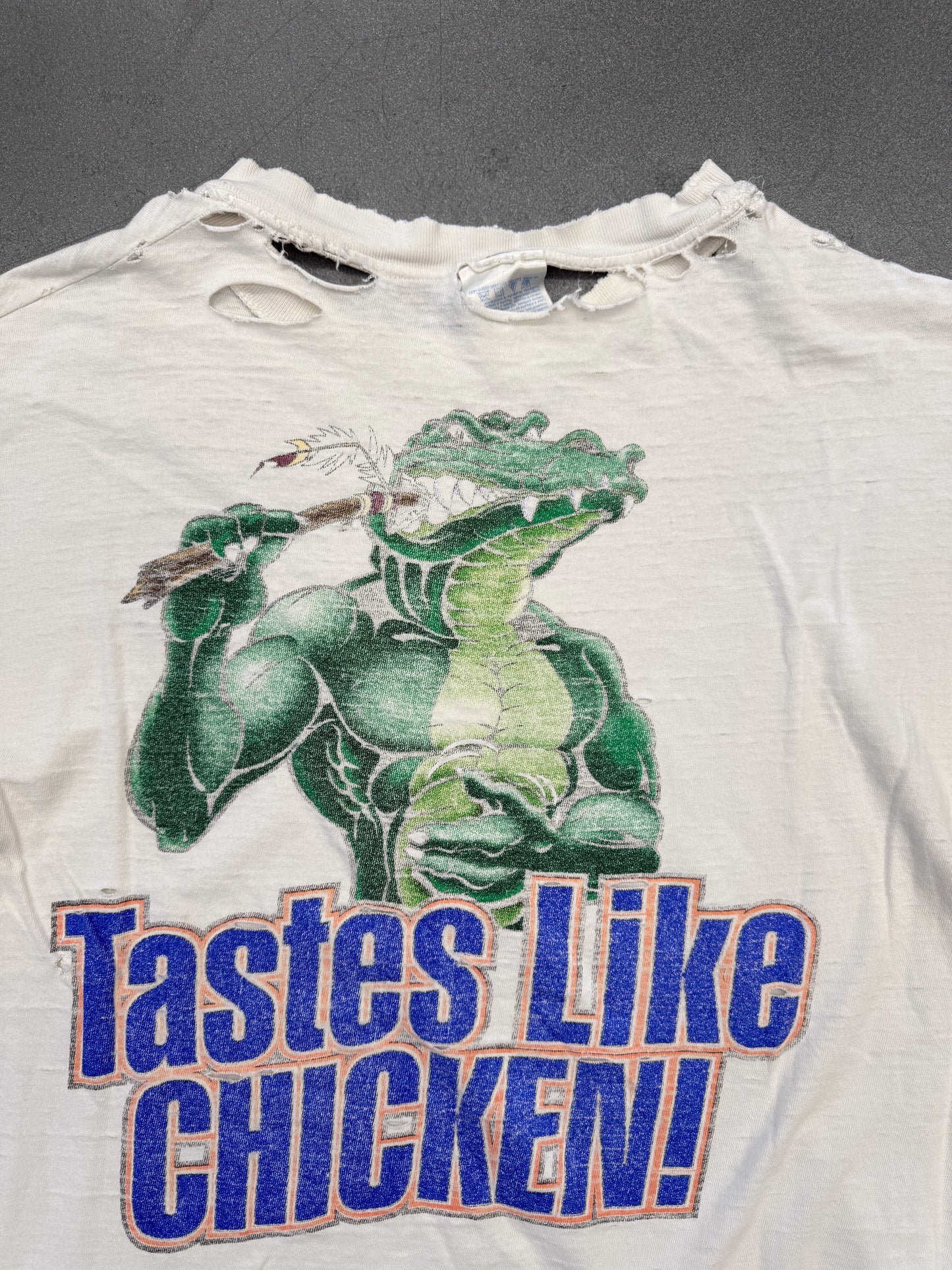 90'S FLORIDA GATORS "LOVE THAT NOLE MEAT!" TEE (HANES TAG)
