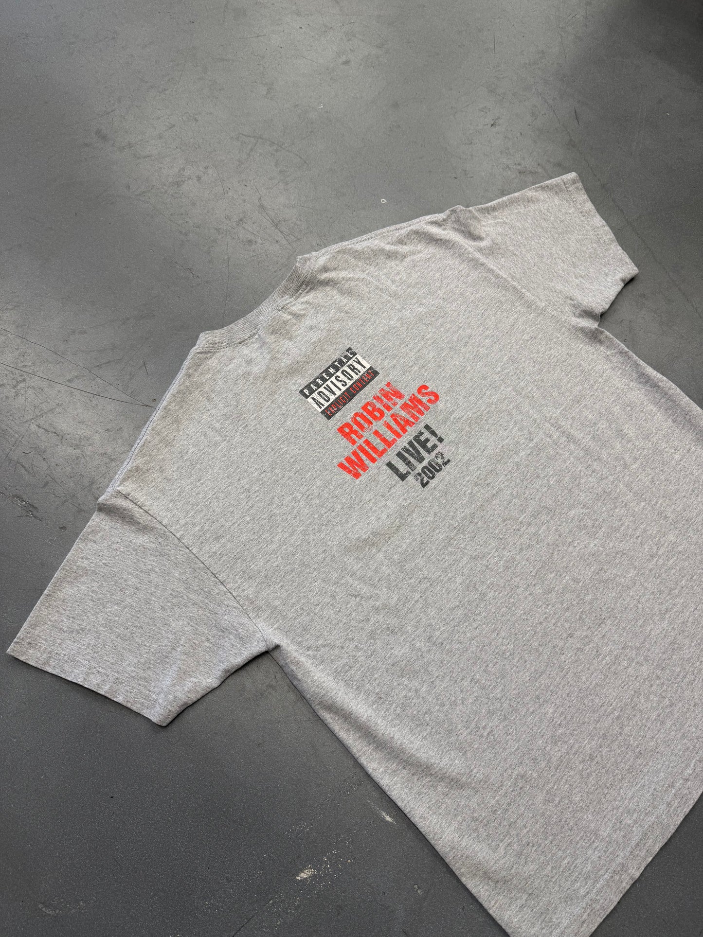 2002 ROBIN WILLIAMS LIVE! RWL TOUR TEE (MURINA TAG)