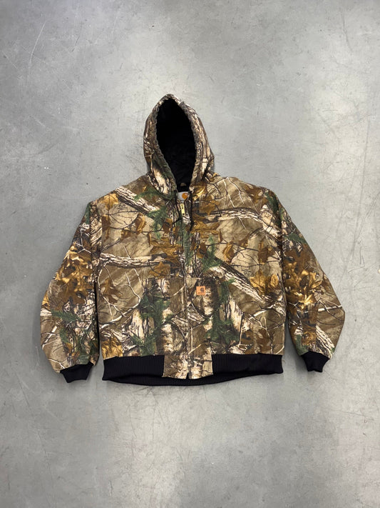 2014 CARHARTT 125 YEAR REALTREE CAMO ZIP-UP CANVAS JACKET
