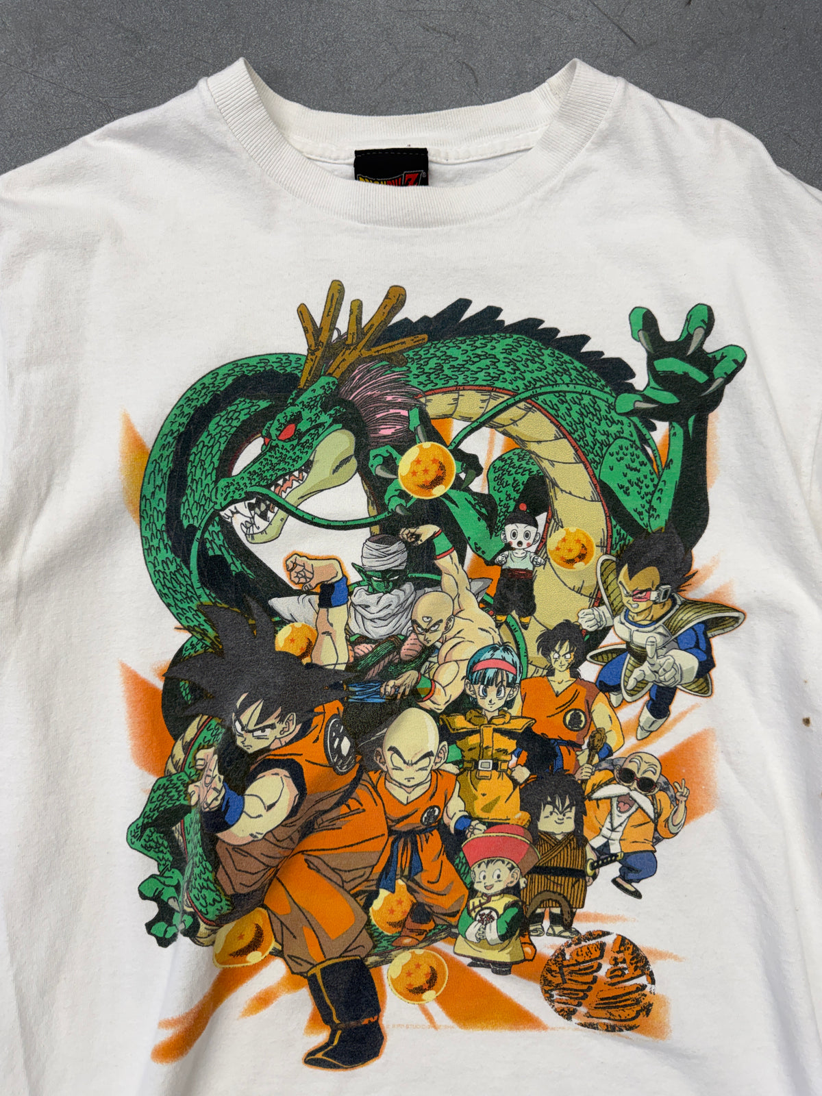 90'S DRAGONBALL Z FULL CAST FRONT HIT TEE (DBZ USA TAG)