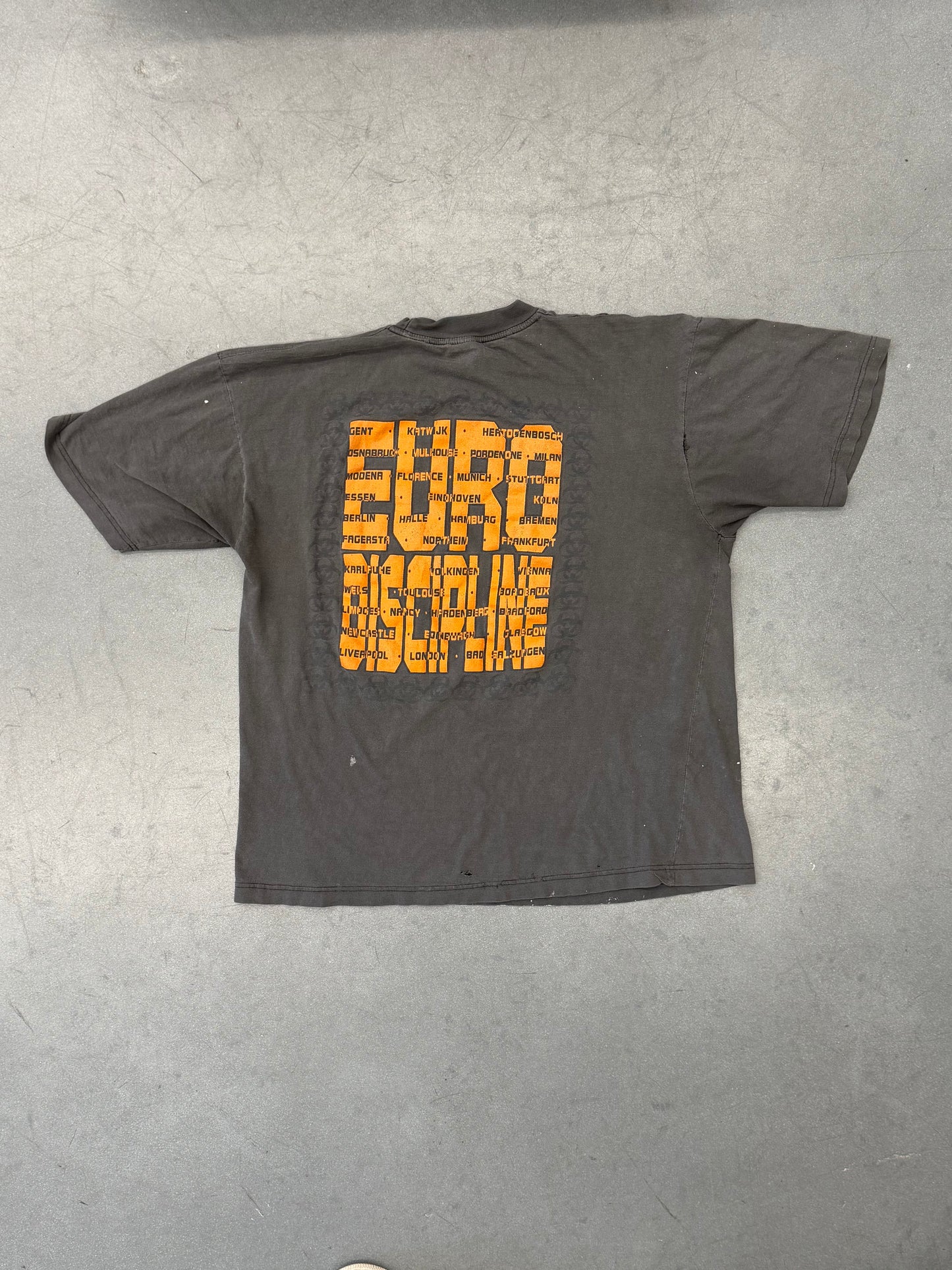 90'S BIOHAZARD PUNISHMENT EURO TOUR TEE (BRIGHT GREEN TAG)