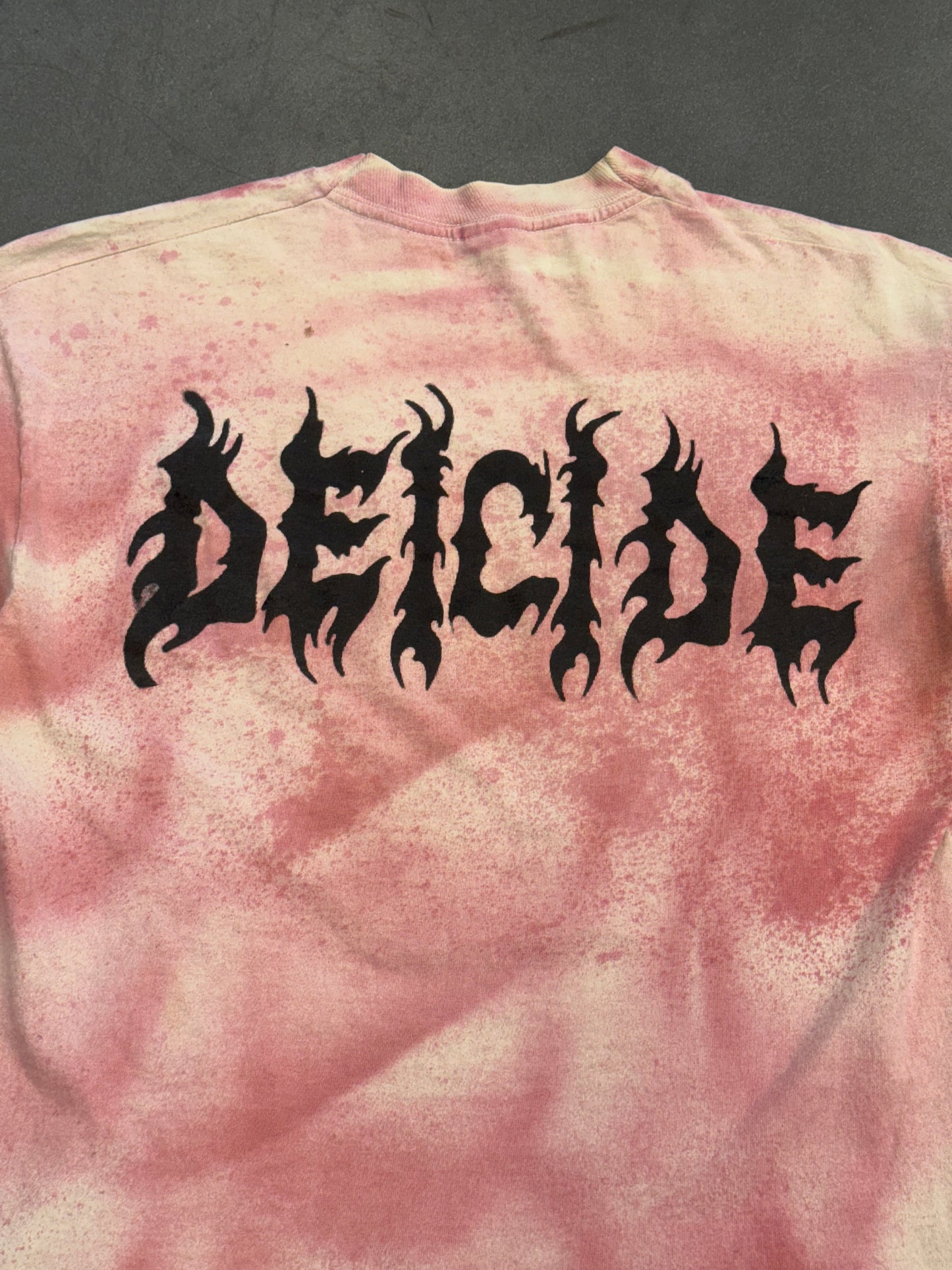 90S DEICIDE BOOTLEG FLAMING AOP LS TEE (SCREEN STARS TAG)