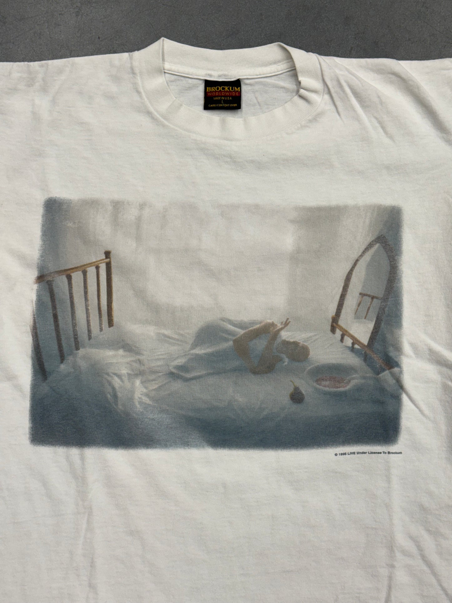 1995 LIVE UNDER LICENSE TO BROCKUM TEE (BROCKUM WORLDWIDE TAG)