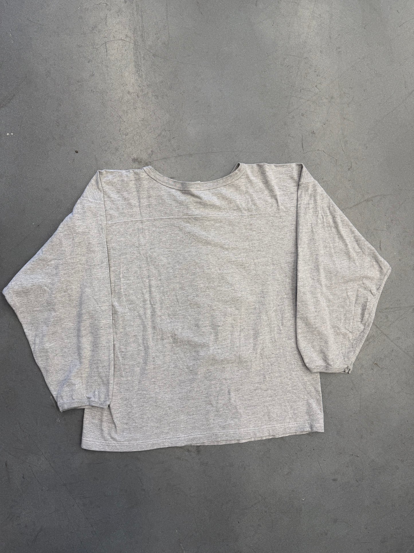 1993 MIAMI DOLPHINS LOONEY TUNES DIS MEANS WAR LS TEE (PRO SPIRIT TAG)