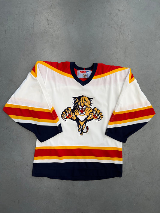 90'S FLORIDA PANTHERS NHL CCM WHITE HOCKEY JERSEY