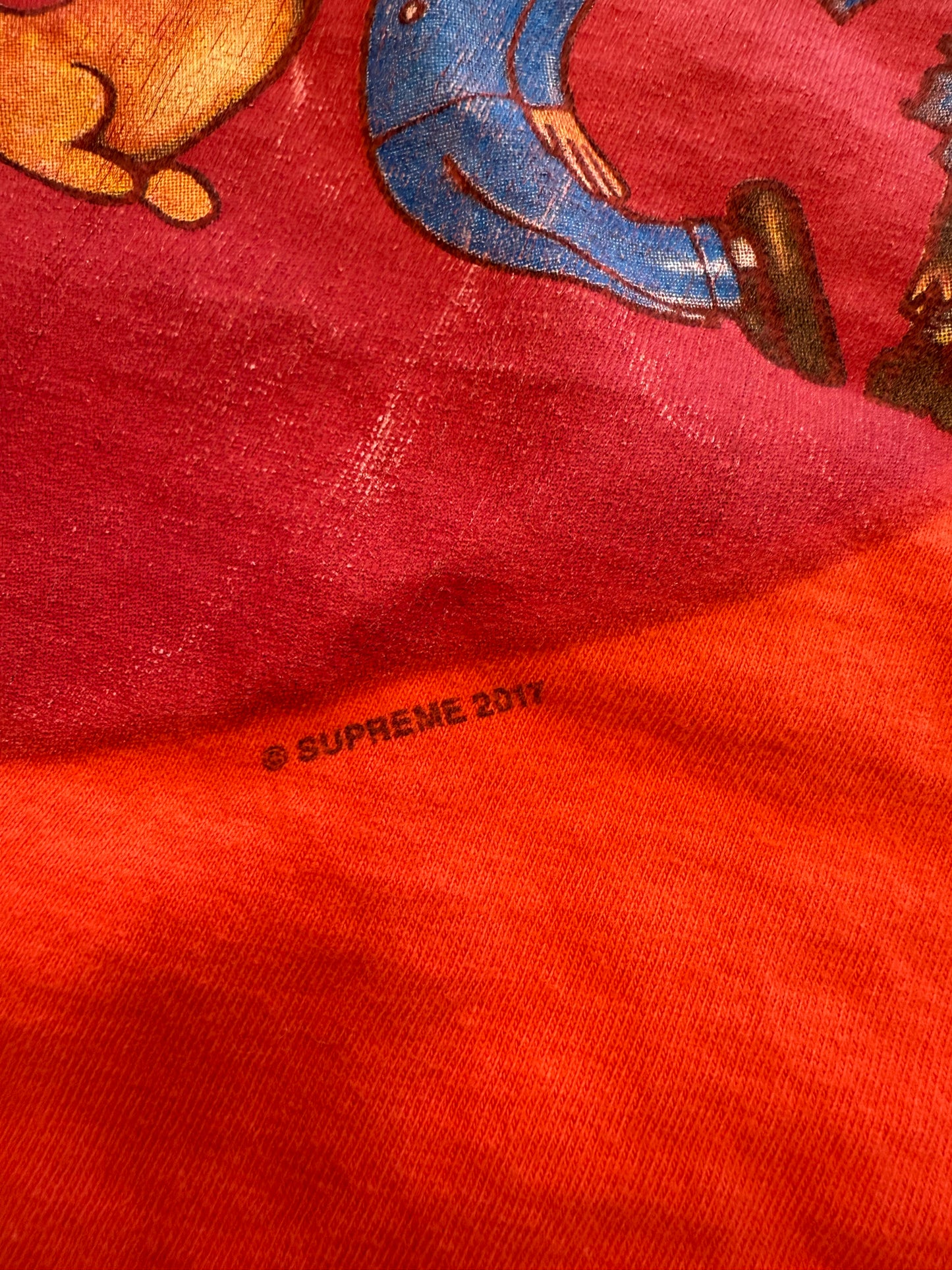 FW17 SUPREME FUCK LOVE TEE - ORANGE