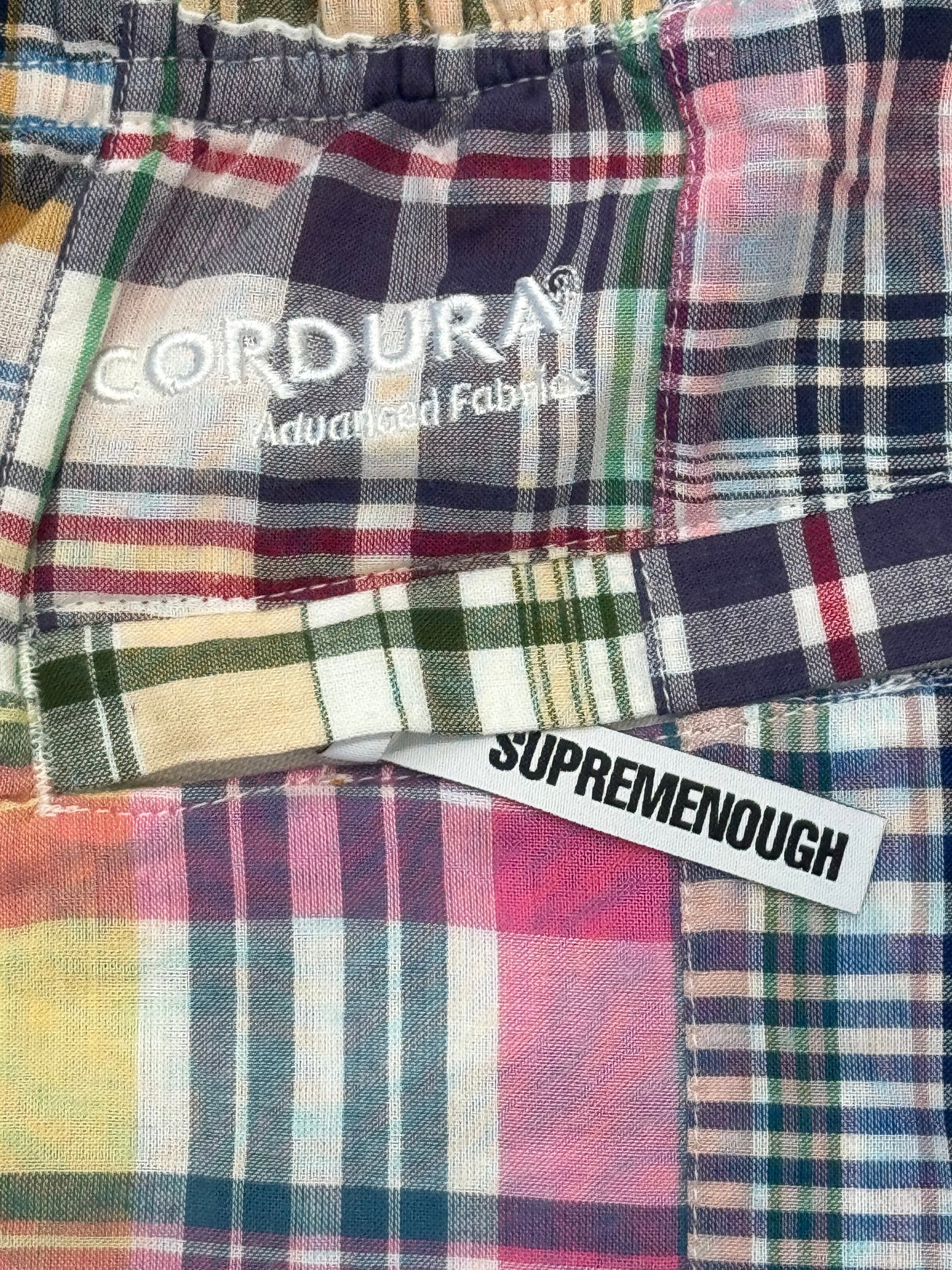 SS25 SUPREME X GOODENOUGH PATCHWORK FULLL ZIP TRACK PANT - MULTICOLOR (NWT)