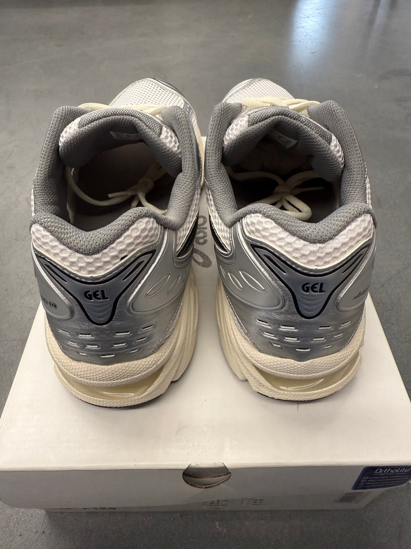 2022 SIZE 11.5 ASICS GEL-KAYANO 14 JJJJOUND SILVER BLACK (PRE-OWNED WITH BOX)