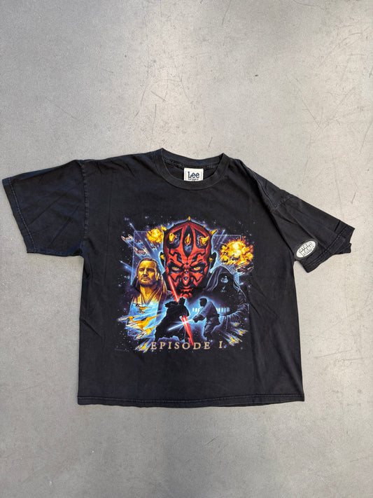 1999 STAR WARS EPISODE 1 MOVIE PROMO TEE (LEE SPORT TAG)