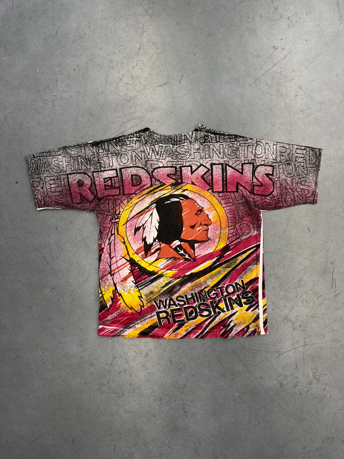 WASHINGTON REDSKINS MAGIC JOHNSON AOP TEE (MAGIC JOHNSON TAG)