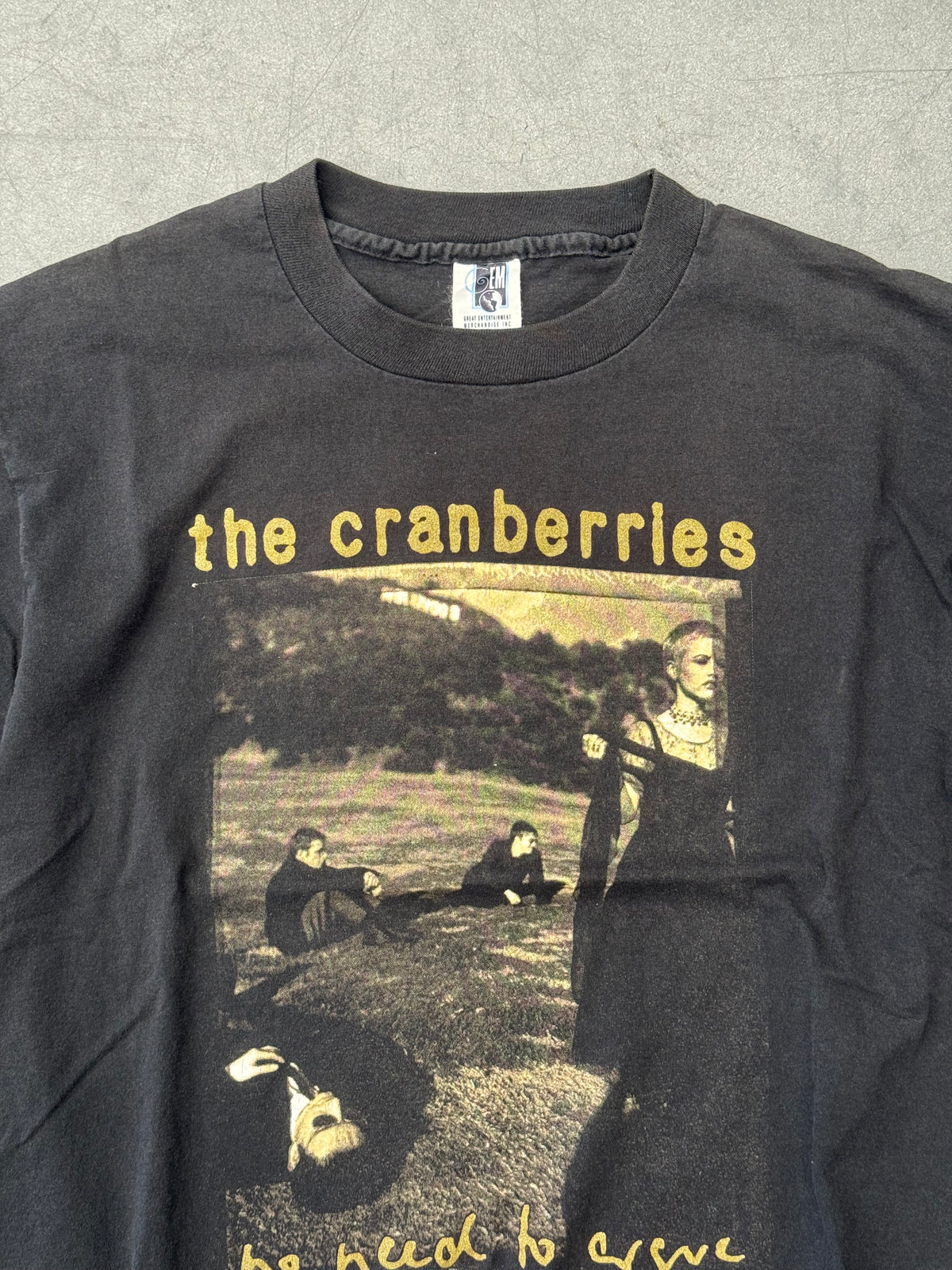 1995 THE CRANBERRIES NO NEED TO ARGUE TOUR TEE (GEM TAG)