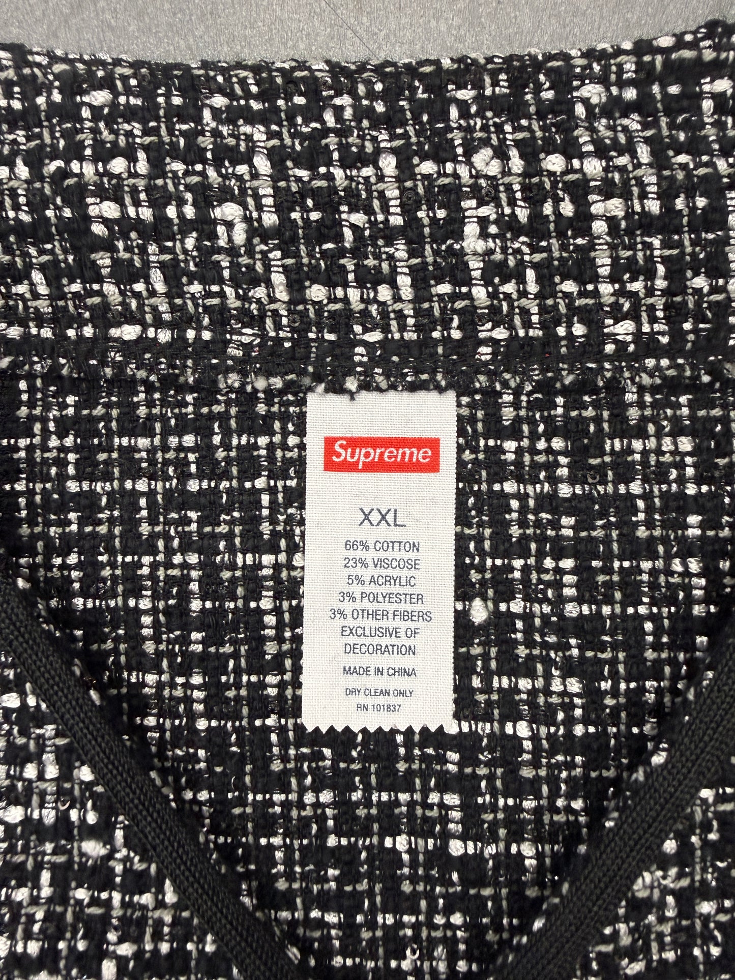FW25 SUPREME BOUCLE BASEBALL JERSEY