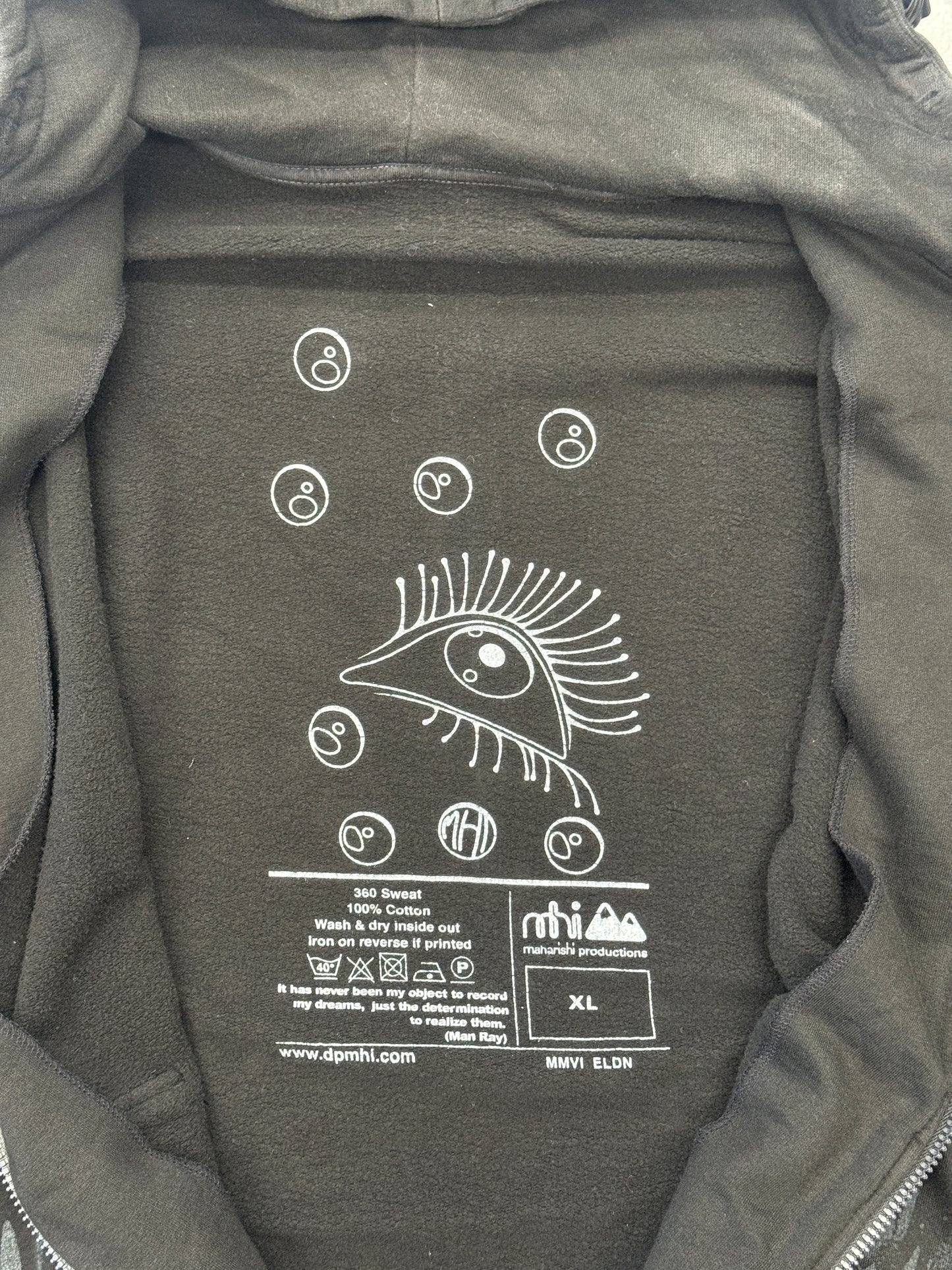 MAHARISHI FUTURA PRODUCTIONS FULL-ZIP HOODIE