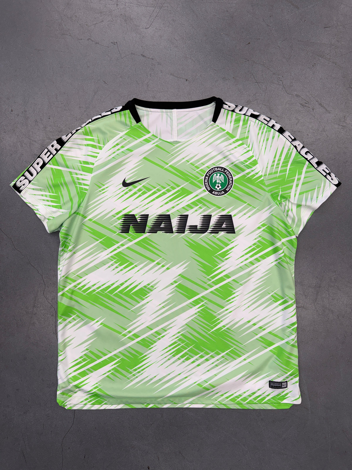2018 NIGERIA NIKE SUPER EAGLES SOCCER FUTBOL JERSEY