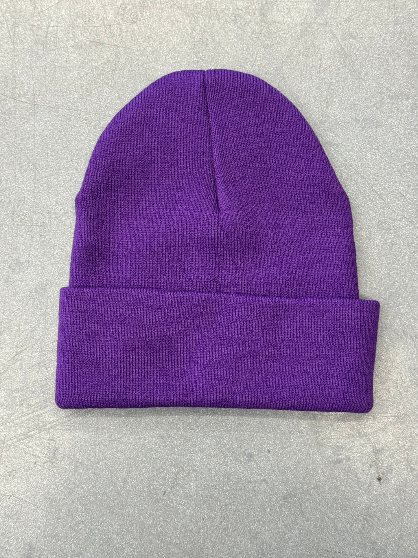 CHROME HEARTS WATCH CAP BEANIE - PURPLE/RED