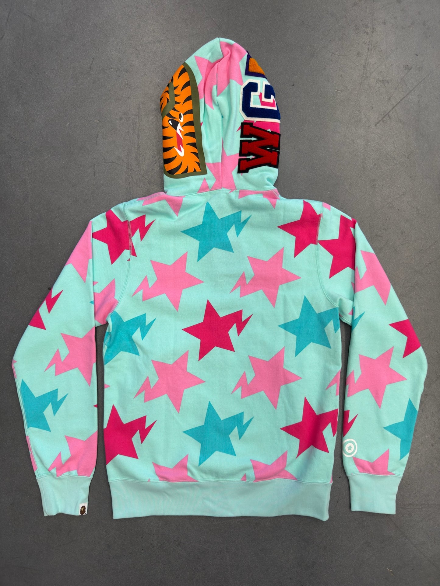 BAPE MIAMI STORE BAPE STA PRINT FULL-ZIP SHARK HOODIE